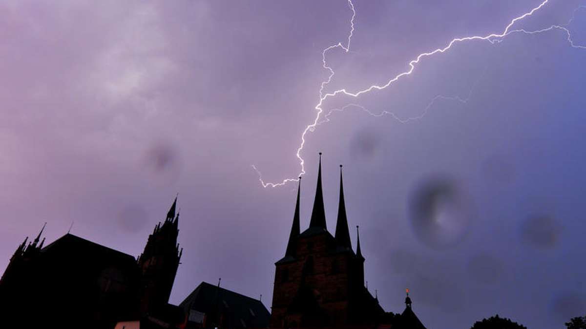 Thüringen: Erfurt zieht die meisten Blitze an