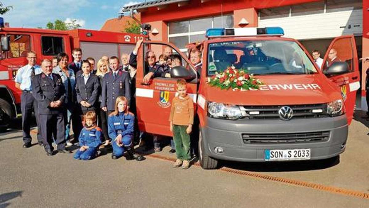 Sonneberg/Neuhaus: Neues Mannschaftsauto für die Unterlinder Feuerwehr