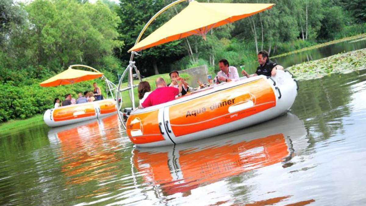 Nachbar-Regionen: Mit dem Grillboot über den Main - neue Attraktion in Schweinfurt