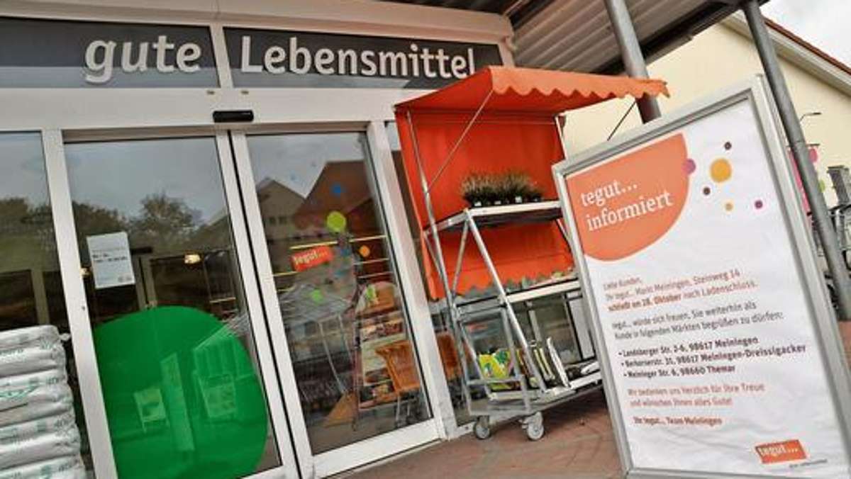 Meiningen: Tegut-Markt im Steinweg schließt