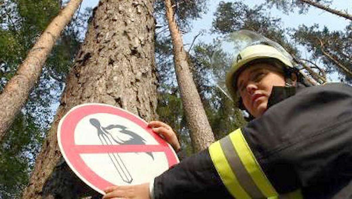 Thüringen: Höchste Waldbrandstufe im Forstamt Heldburg