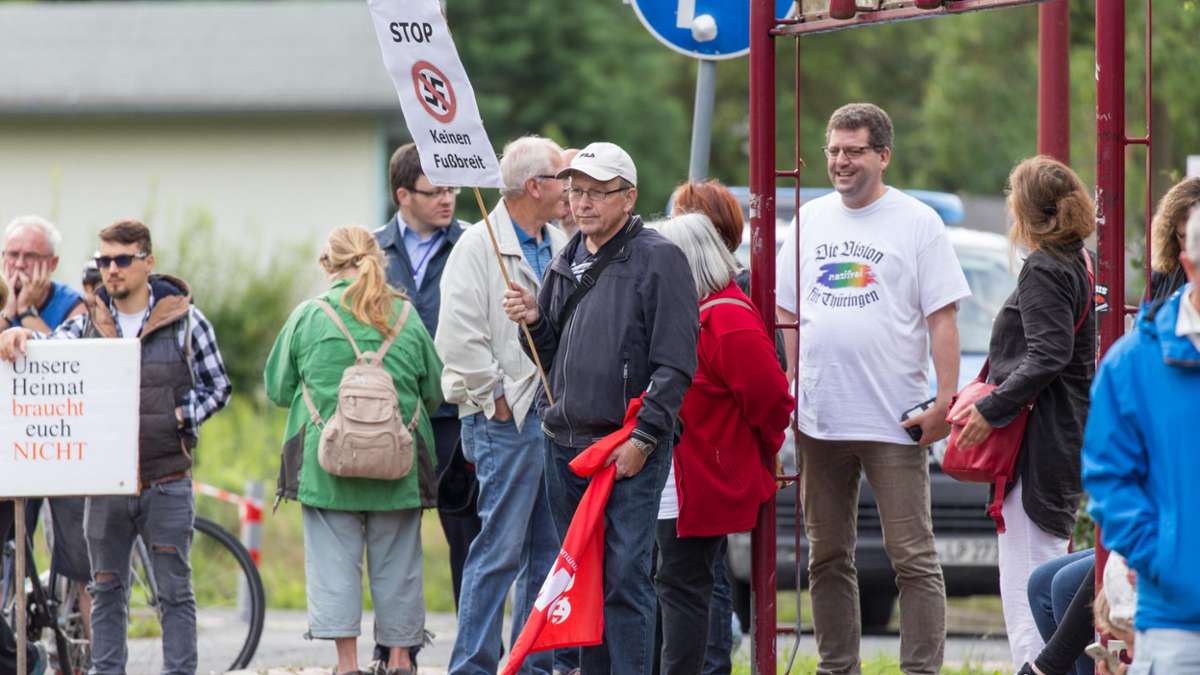 Thüringen: Protest gegen Neonazi-Konzert hat begonnen