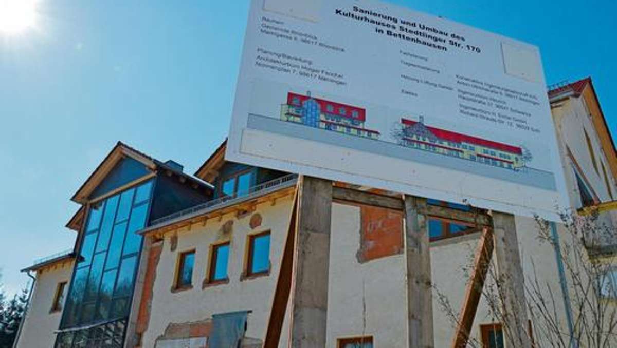 Rhön: Kulturhaus-Baustelle wartet auf Post, die sie wiederbelebt
