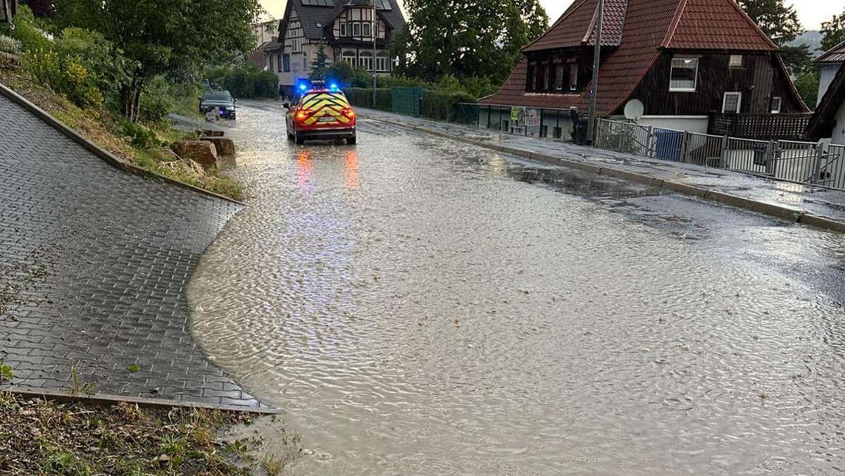 Feuerwehr Meiningen: Zahlreiche Einsätze wegen Starkregen