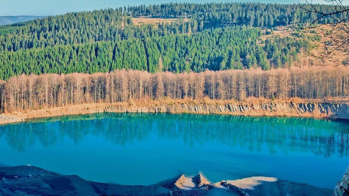 Schmalkalden: Neuer Bergsee am Rennsteig, aber baden ist verboten