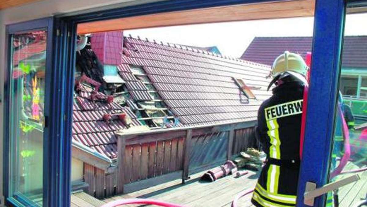 Werra-Bote: Flammen im Dachgeschoss