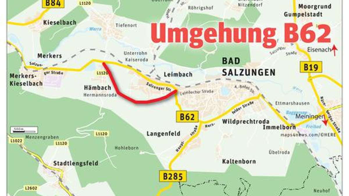 Thüringen: Grünes Licht für zwei Straßenbau-Projekte