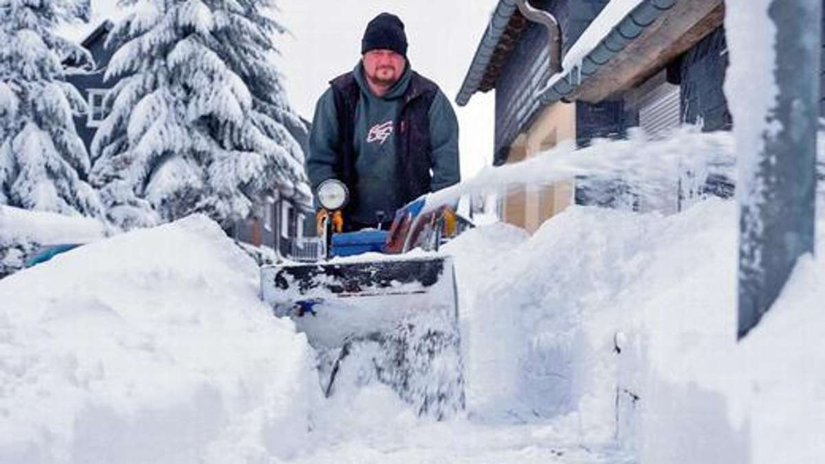 Sonneberg/Neuhaus: Schneefälle führten zu Turbulenzen