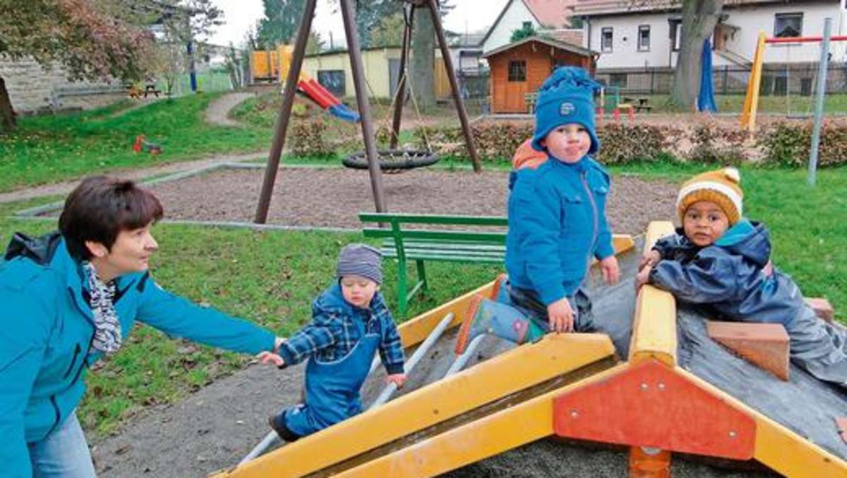 Werra-Bote: Spielgeräte im Kindergarten Rippershausen sind aufgebaut