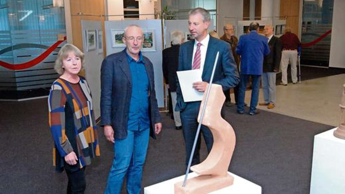 Ilmenau: Kunstwerke aus Homburg in der Sparkasse