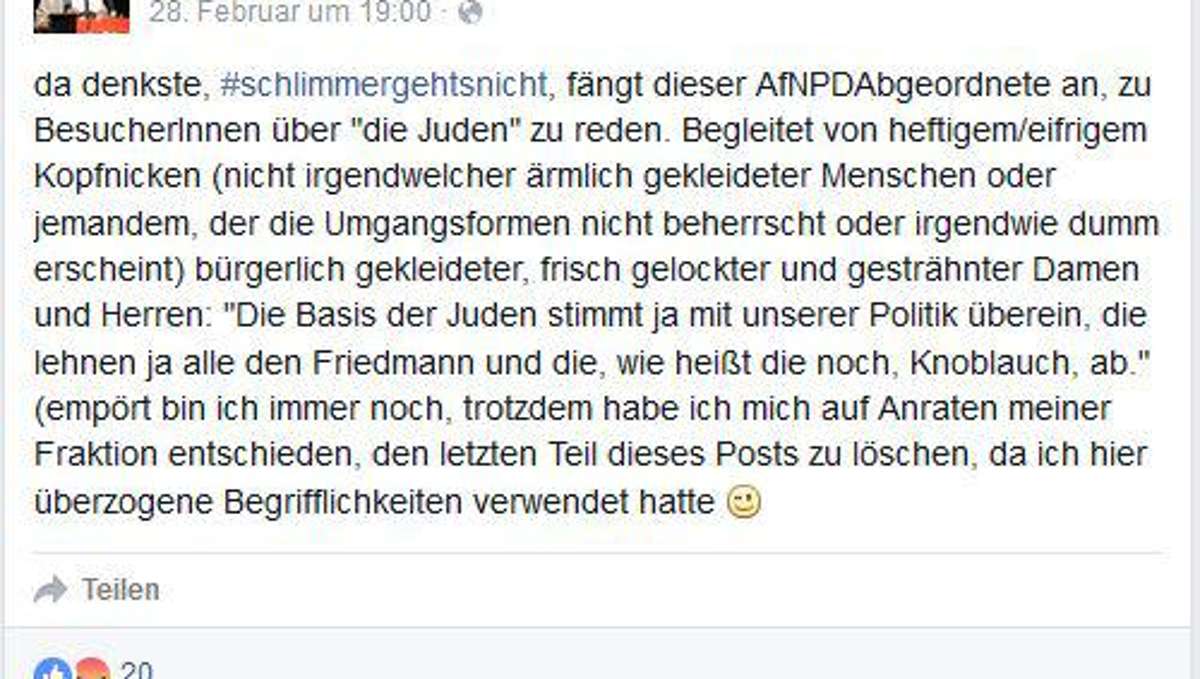 Thüringen: Linke-Abgeordnete drohte AfD-Politiker indirekt mit Gewalt
