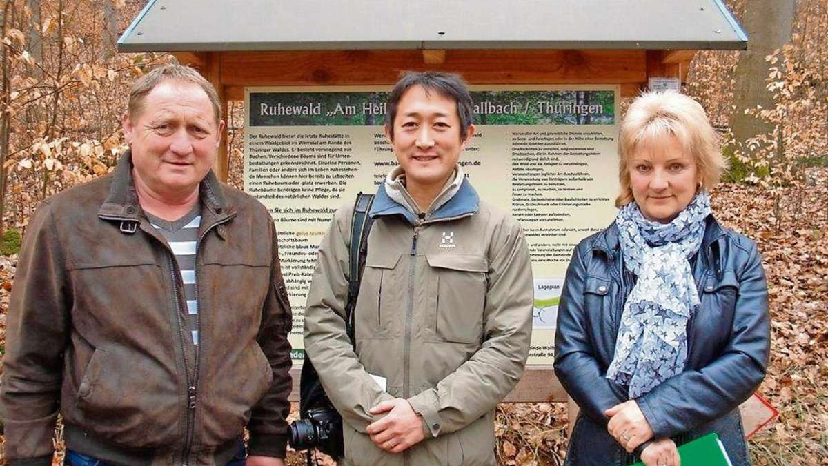 Werra-Bote: Ein Japaner auf Stippvisite Am Heiligenberg