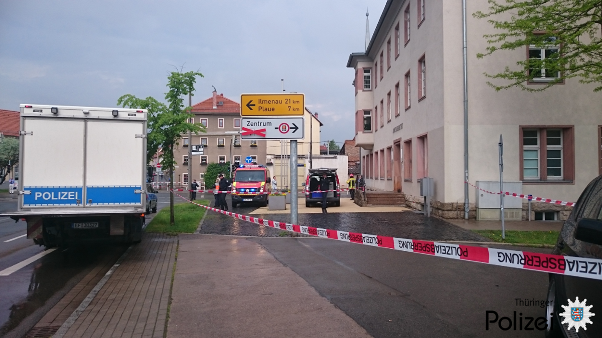 Ilmenau: Verdächtiger Gegenstand: Amtsgericht Arnstadt evakuiert