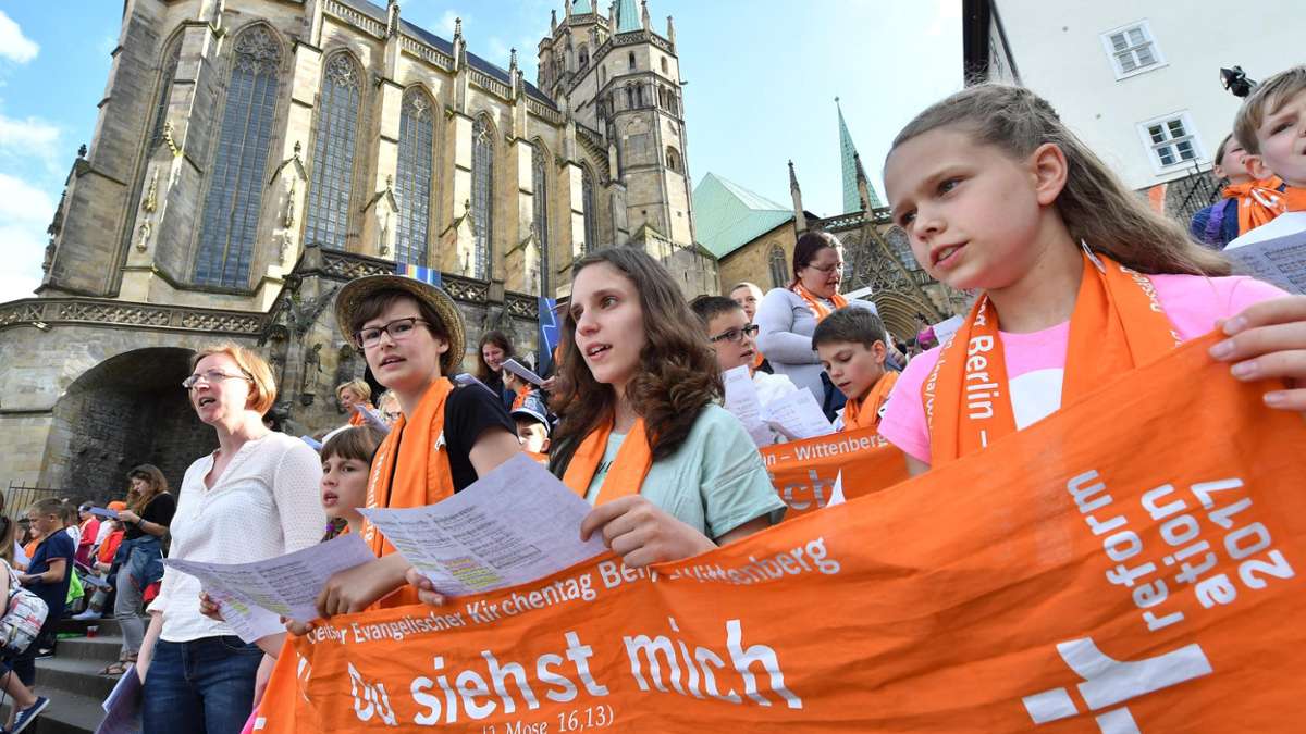 Thüringen: Kirchentage mit weniger Teilnehmern als erwartet