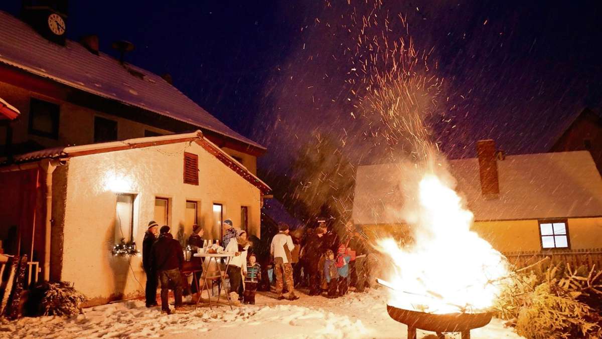 Hildburghausen: Neujahrsfeuer mit vielen Gästen