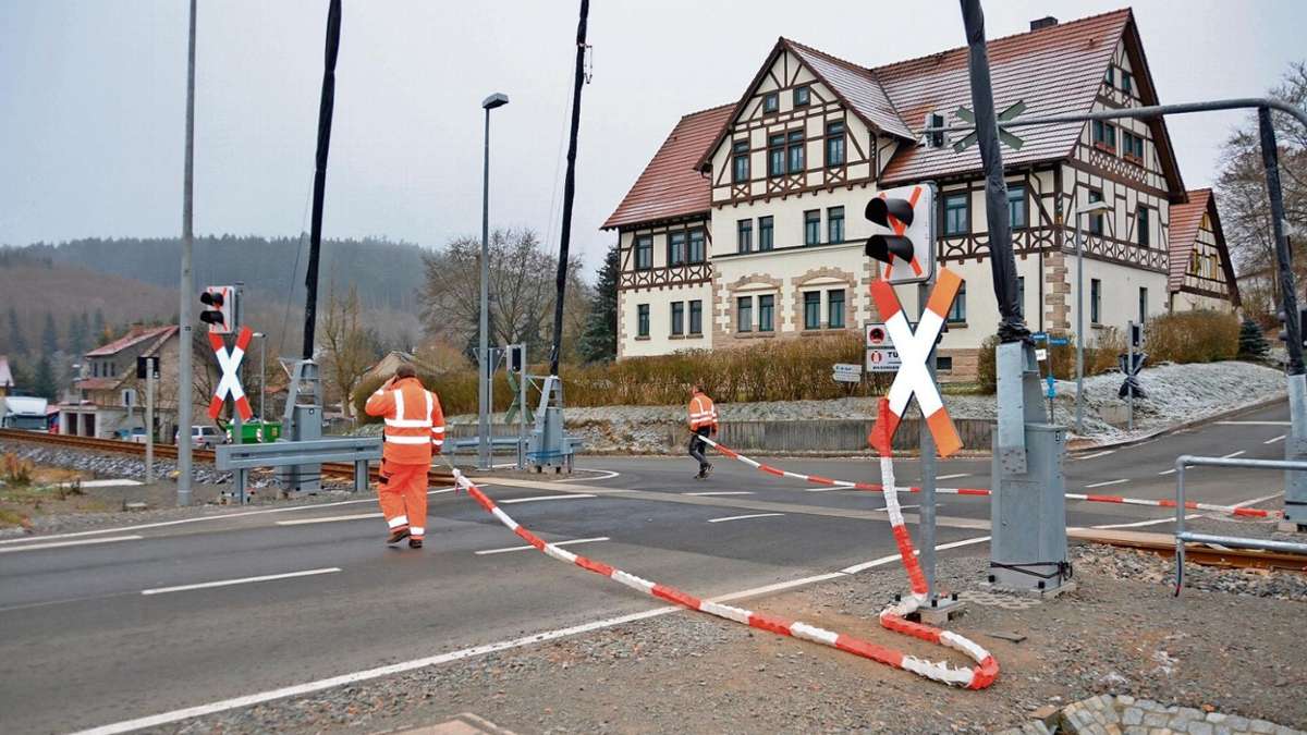Werra-Bote: Bahnübergang in Wasungen: Gefahr bestand zu keiner Zeit