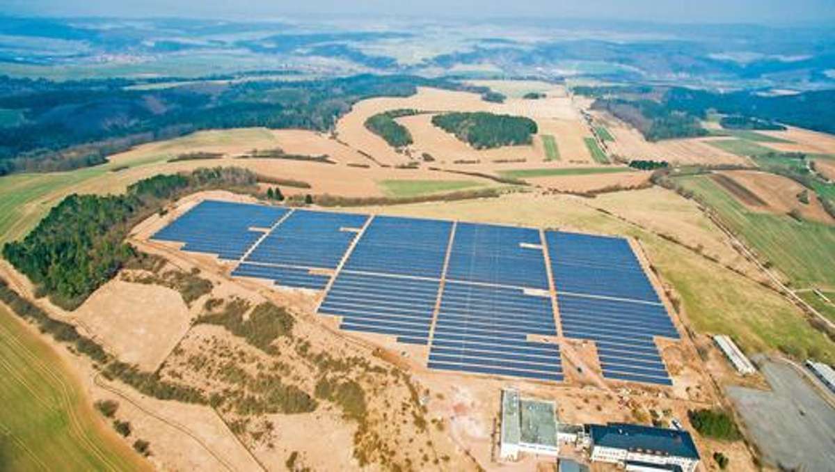 Hildburghausen: 35 000 Solarmodule sind heiß auf Sonne