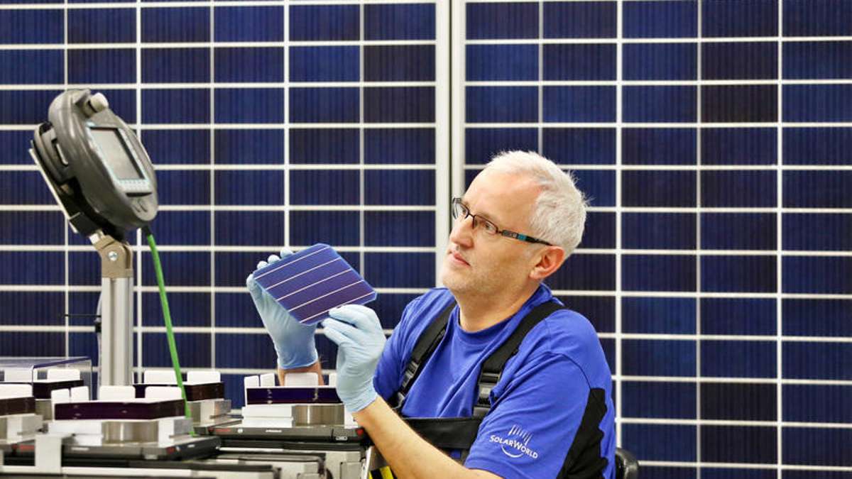 Wirtschaft: Inzwischen über 1000 Beschäftigten bei Solarworld in Arnstadt