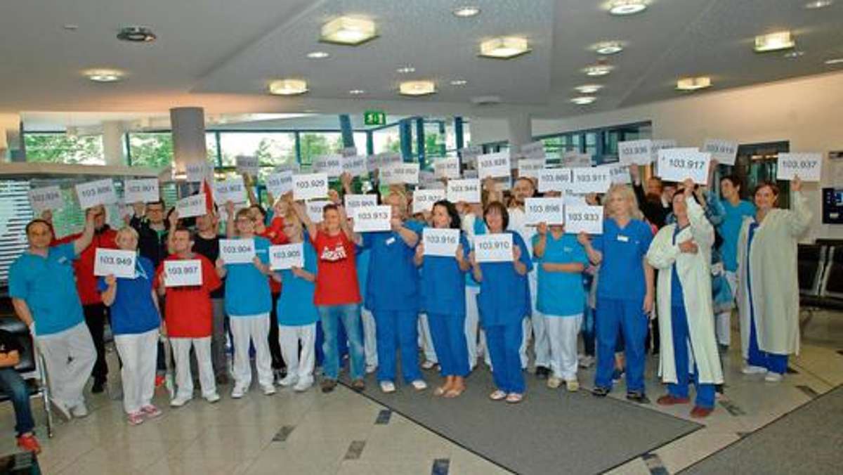 Ilmenau: Zu wenig Personal: Krankenhaus-Mitarbeiter setzen Zeichen