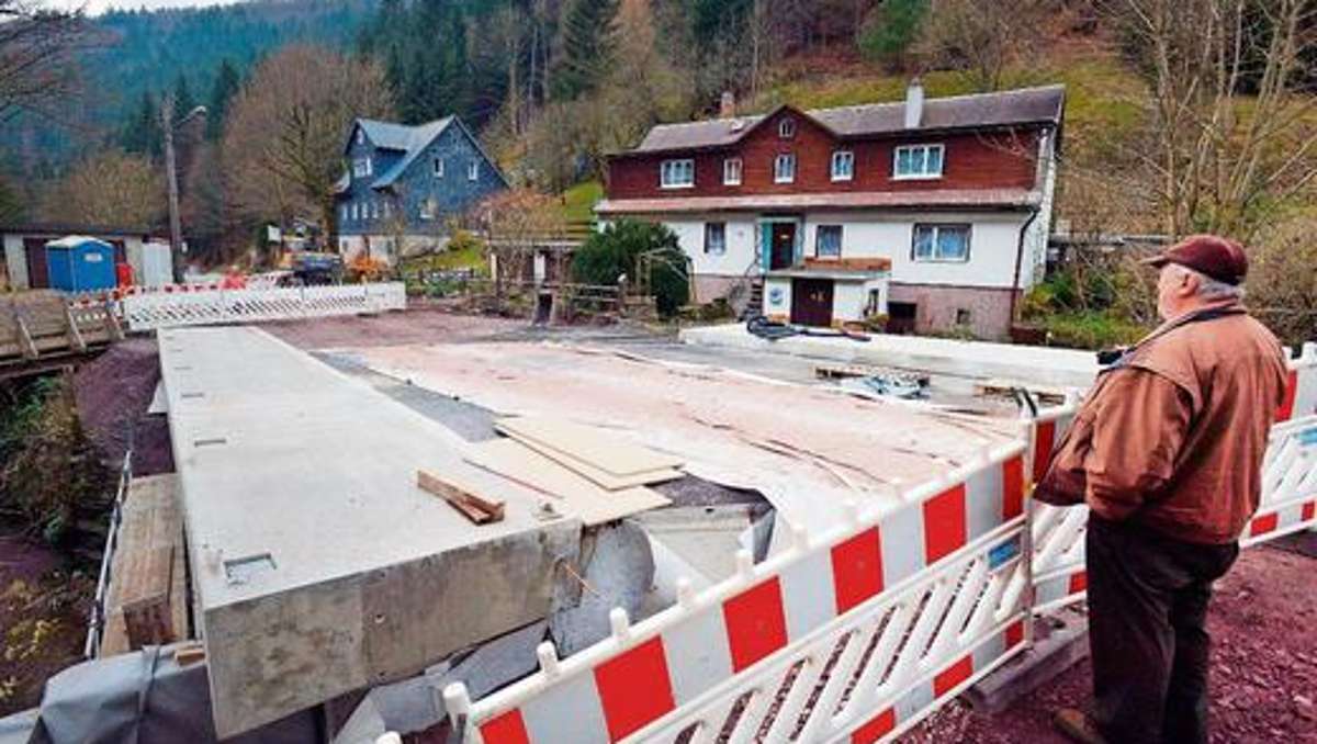 Sonneberg/Neuhaus: Freigabe der Brücke wurde verschoben