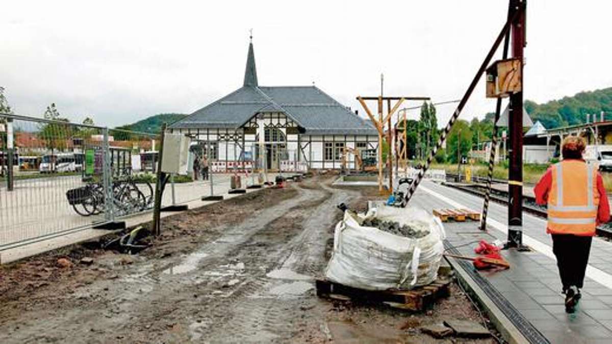 Schmalkalden: Baustelle Bahnhof noch bis Ende Oktober