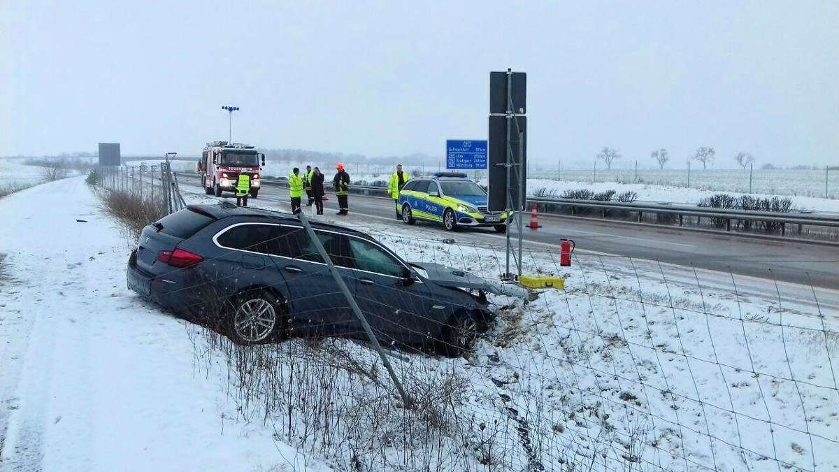Thüringen: Auch Allrad konnte Unfall auf A 71 nicht verhindern