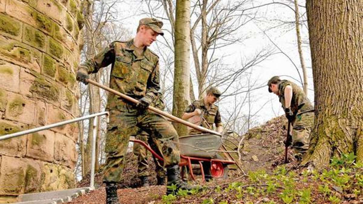 Schmalkalden: Die Bundeswehr räumt in Trusetal auf
