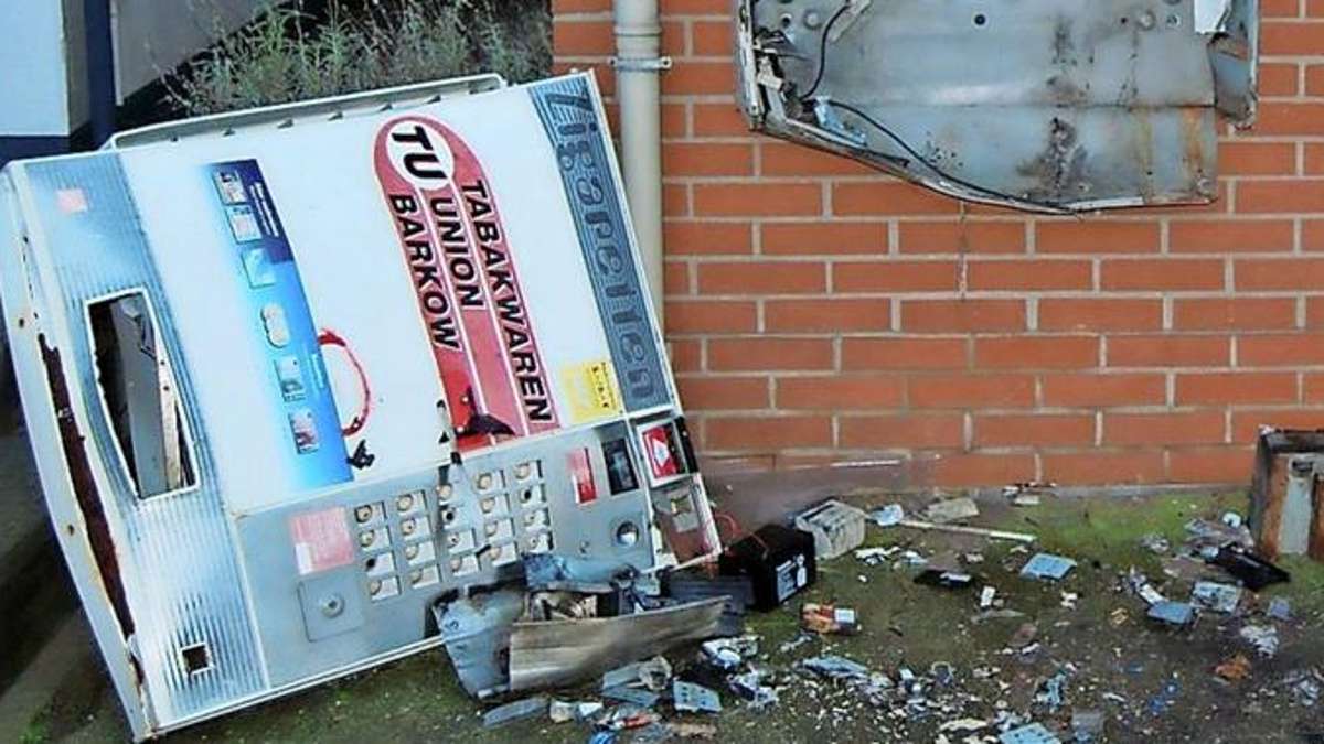 Thüringen: Erneut Zigarettenautomat gesprengt - Beute unklar