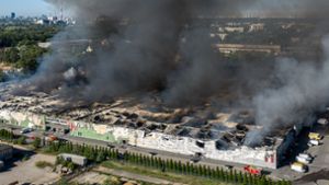 Notfälle: Großbrand in Warschau zerstört Einkaufszentrum