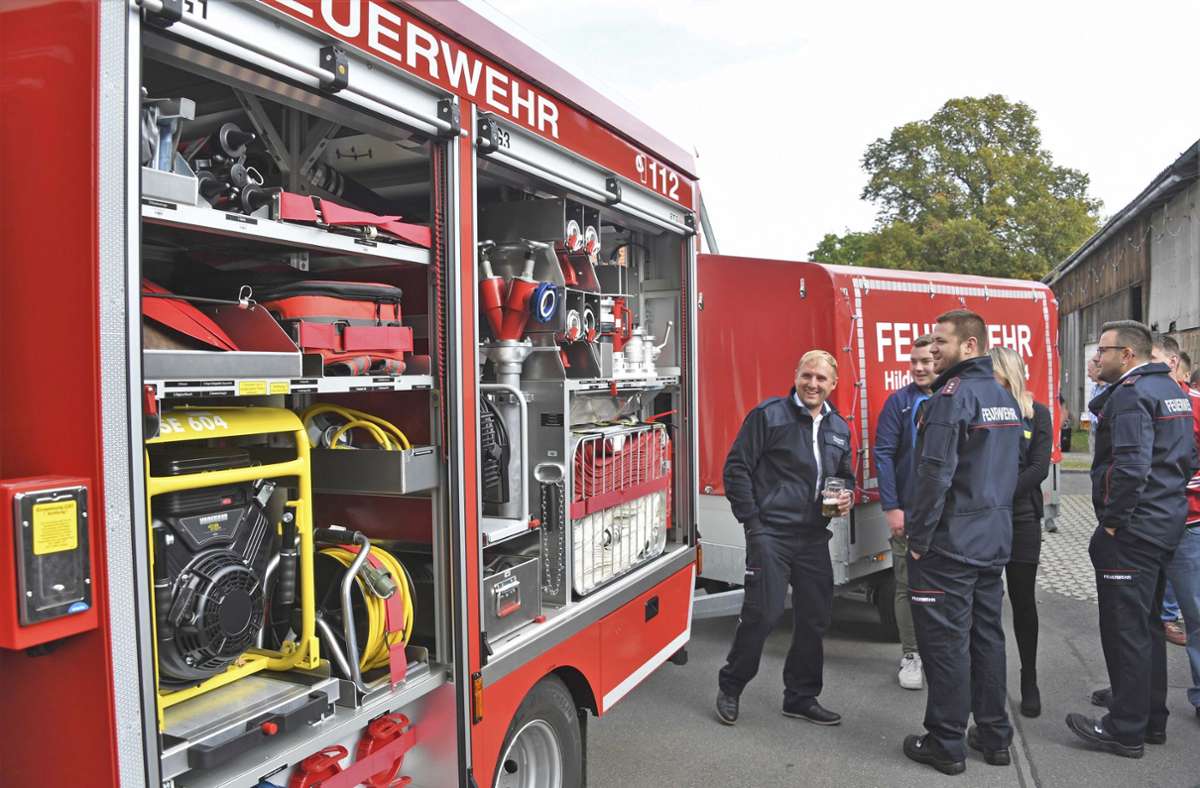 Das neue Schmuckstück der Freiwilligen Feuerwehr in Gerhardtsgereuth wurde von den Feuerwehrleuten präsentiert.