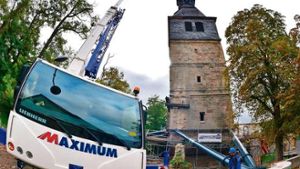 Spendenbox für schiefen Turm in Bad Frankenhausen gestohlen