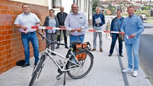 Kommunen arbeiten zusammen: Einer von elf Radwegen ist fertig