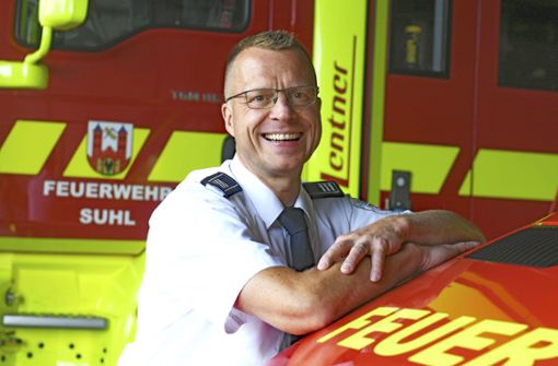 Dennis Kummer – seit fast einem Jahr Leiter des Amtes für Brand- und Katastrophenschutz. Foto: / Frank
