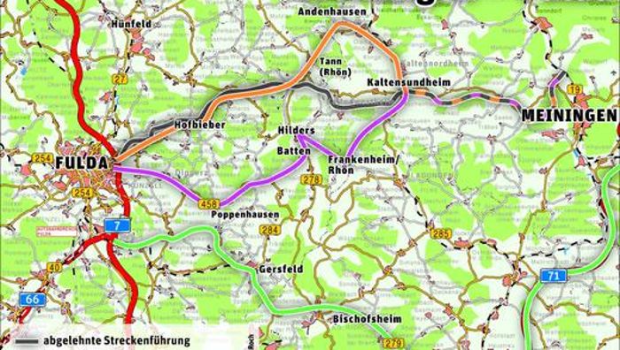 Neuer Vorschlag für Rhön-Trasse schon wieder vom Tisch