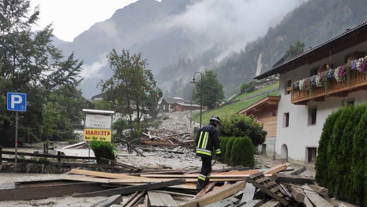 Heftige Unwetter in Urlaubsregionen: Erdrutsche in Südtirol und Trentino