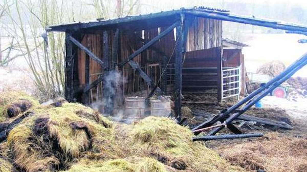 Bad Salzungen: Stall niedergebrannt, Tiere gerettet
