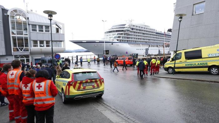 Experten untersuchen Kreuzfahrtdrama an Norwegens Küste