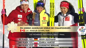Ski-WM in Kanada: Gold nach Oberhof