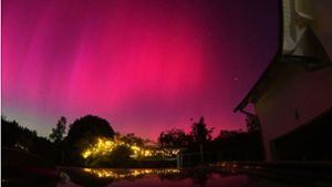 Nordlichter  über Suhl: Faszinierendes Himmelsschauspiel