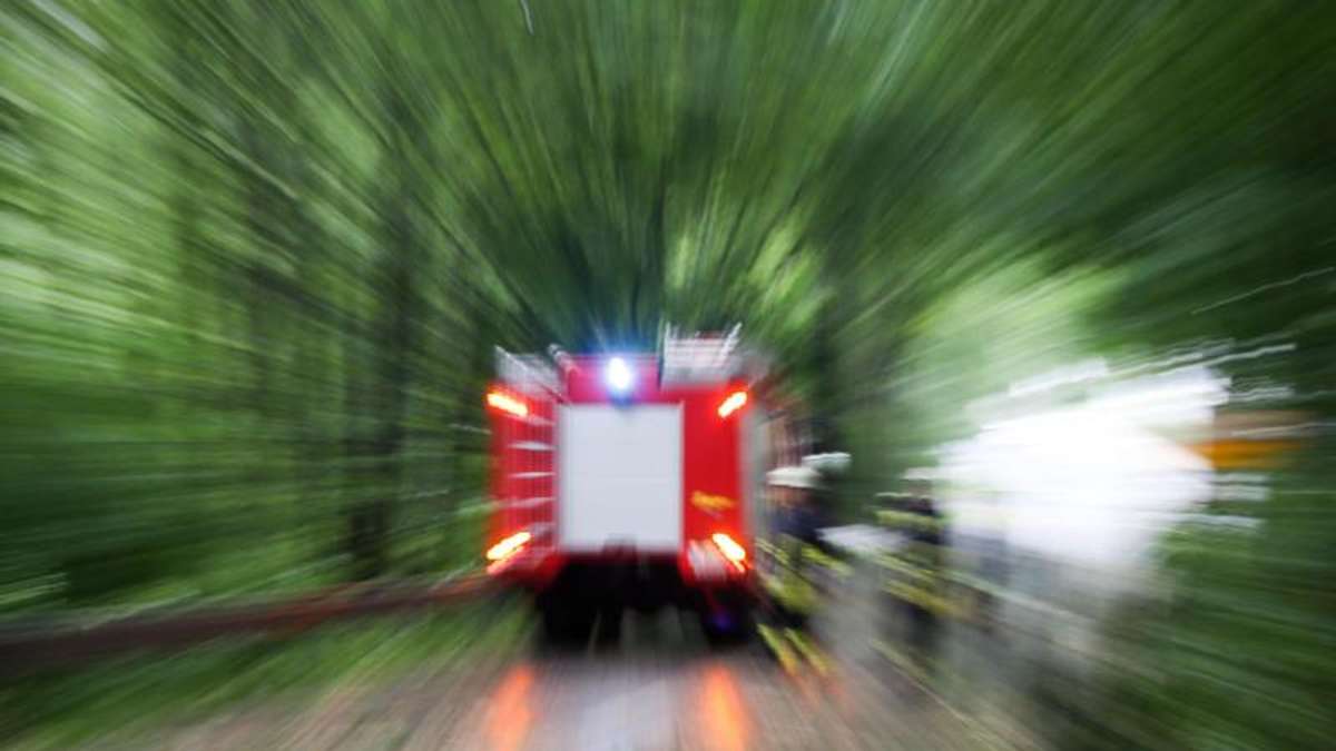 Thüringen: Laster brennt auf Landstraße komplett aus: 70 000 Euro Schaden