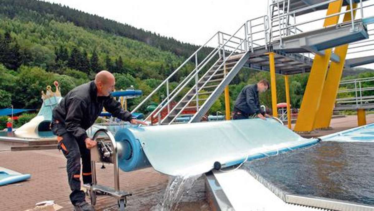 Ilmenau: Planen im Ilmenauer Bad zur Energieeinsparung