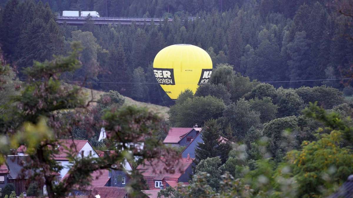 Hildburghausen: Keine Not: Heißluftballon-Pilot landete kontrolliert in Erlau
