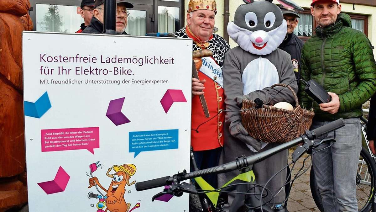 Ilmenau: Der Osterhase fährt jetzt mit dem E-Bike