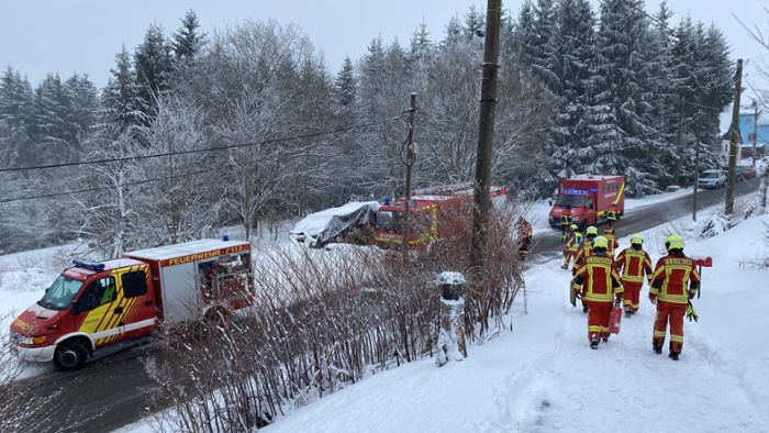 Feuerwehr-Einsatz: Schlotbrand in Neuenbau endet glimpflich