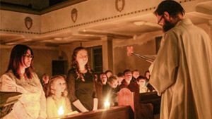 Licht der Auferstehung und zwei Taufen zum Osterfest