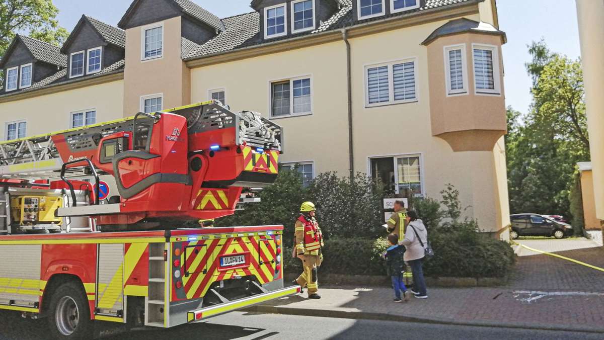 22 Einsatzkräften rücken aus : Feuerwehreinsatz in Ilmenau