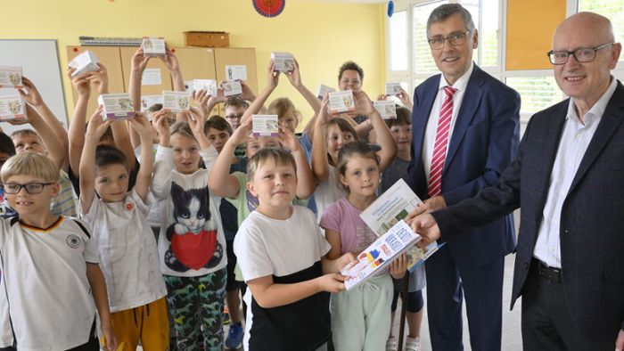 Parkschule Bad Salzungen: Lernmaterialien für ukrainische Schulkinder