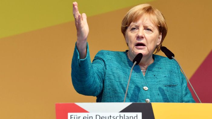 Merkel wird auch in Thüringen beschimpft