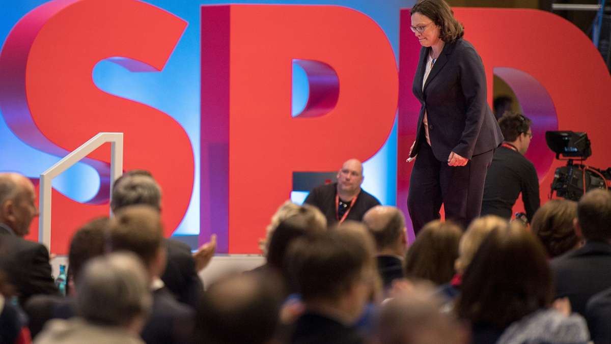Thüringen: SPD-Landeschef Tiefensee bedauert Nahles-Rücktritt
