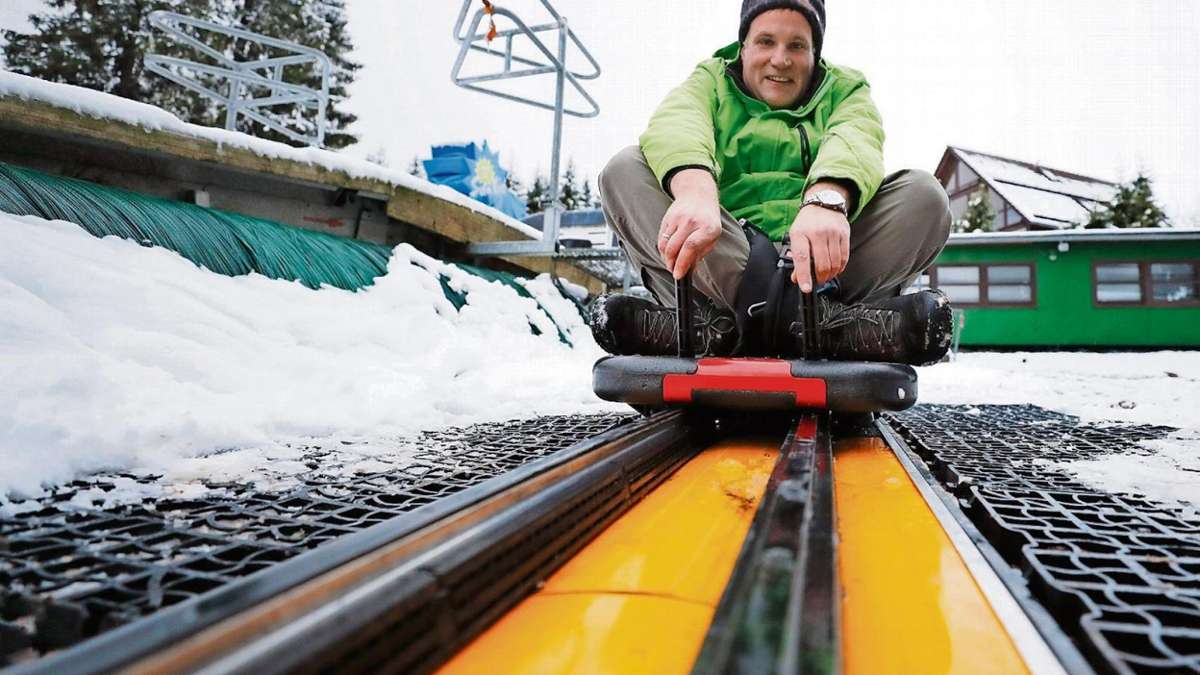 Oberhof: Weltneuheit: Rasante Talfahrt ohne Schnee mit Tempo 40